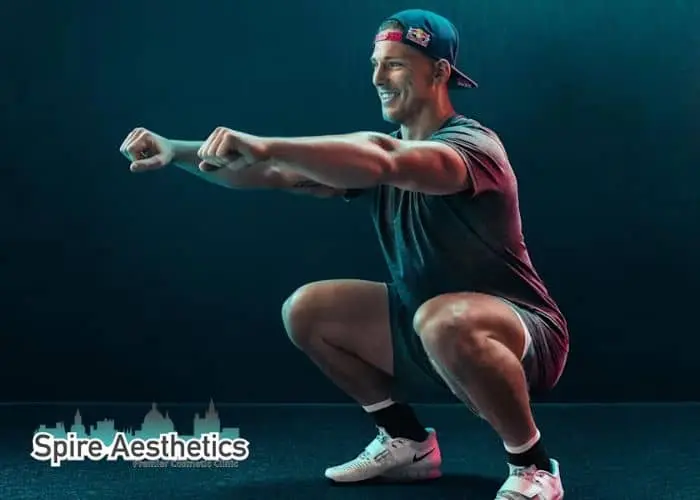 Image of man build leg muscle Maidenhead through exercise