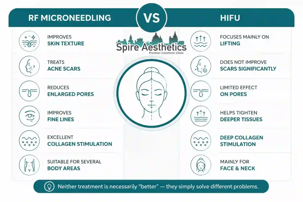 RF Microneedling vs HIFU: Which Treatment Gives Better Results Maidenhead?